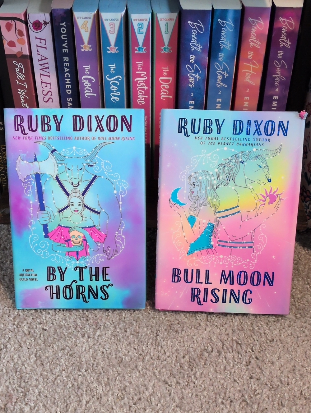 Ruby Dixon Bundle _ By The Horns & Bull Moon Rising Sprayed Edges Hardcover
